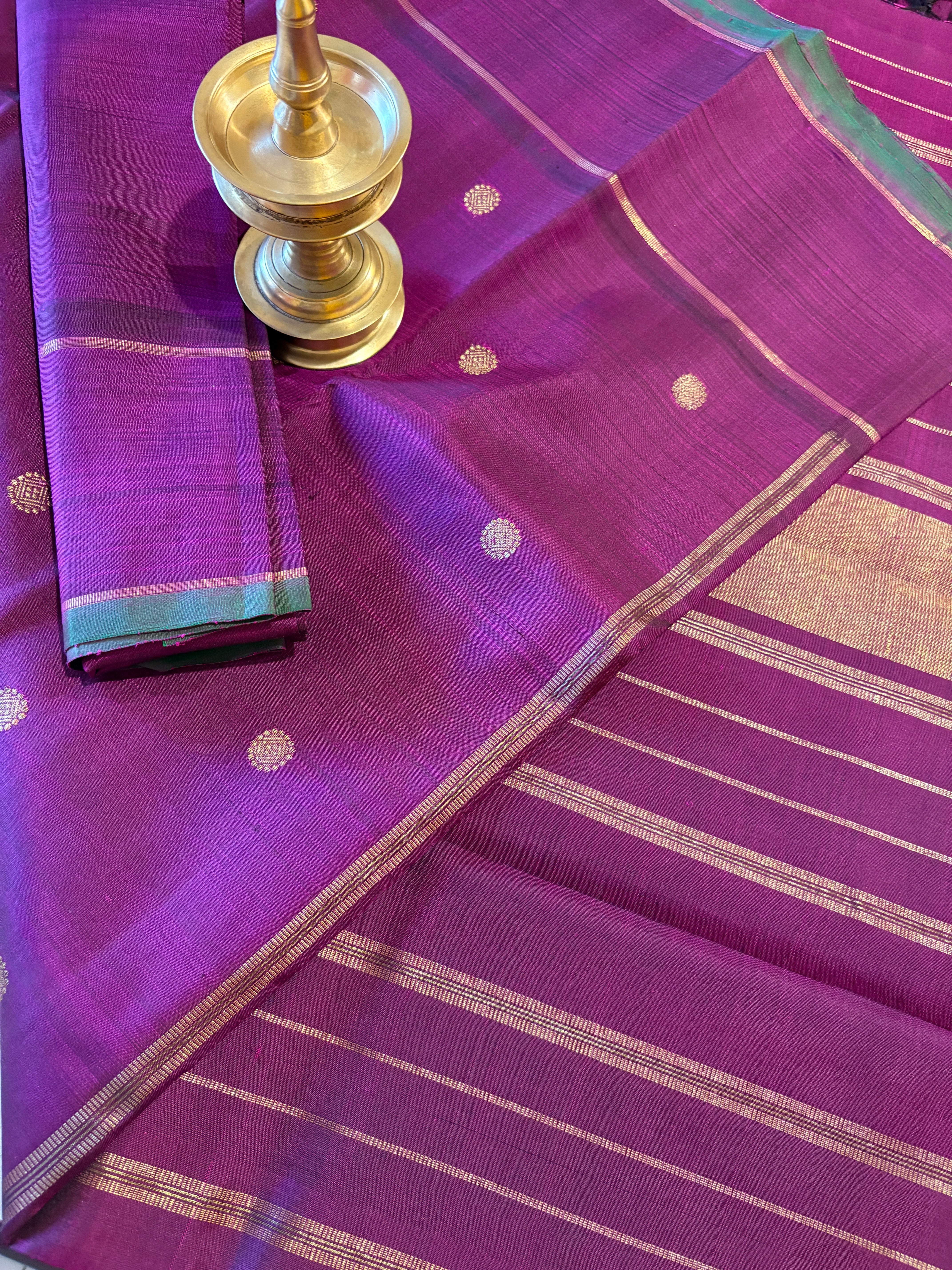 Vadamalli monotone Kanjivaram Silk Saree - RK0700