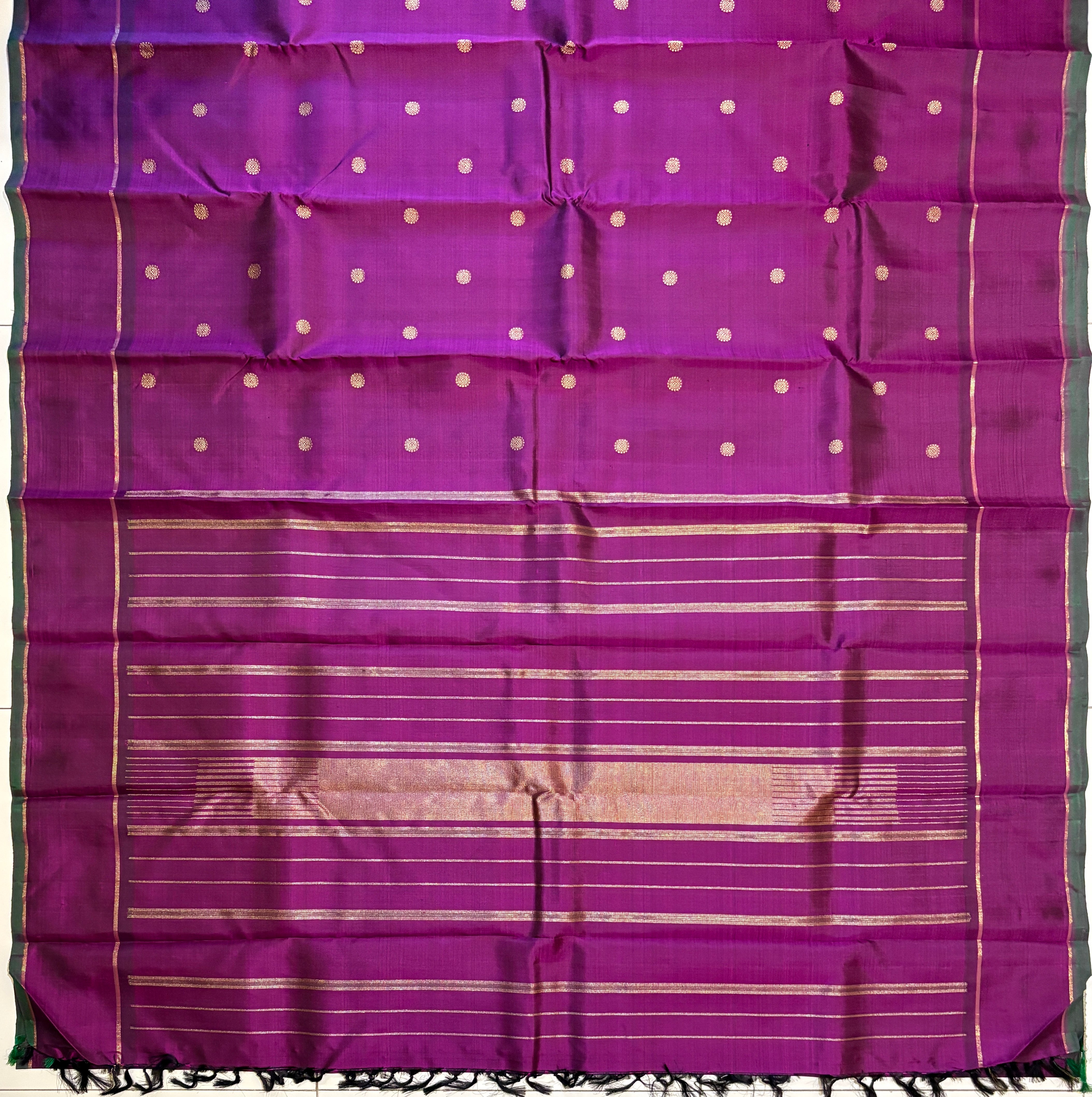 Vadamalli monotone Kanjivaram Silk Saree - RK0700